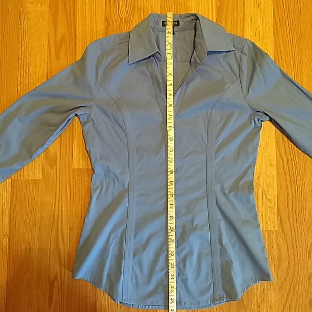 Express Essential Stretch Button Down - image 5